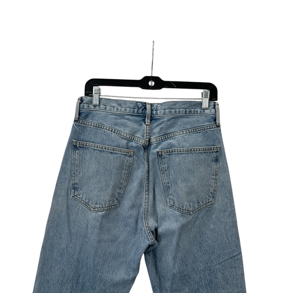 $198 Agolde Blue 90's High Rise Loose Fit Jean In Affair Size 27 - Picture 7 of 10